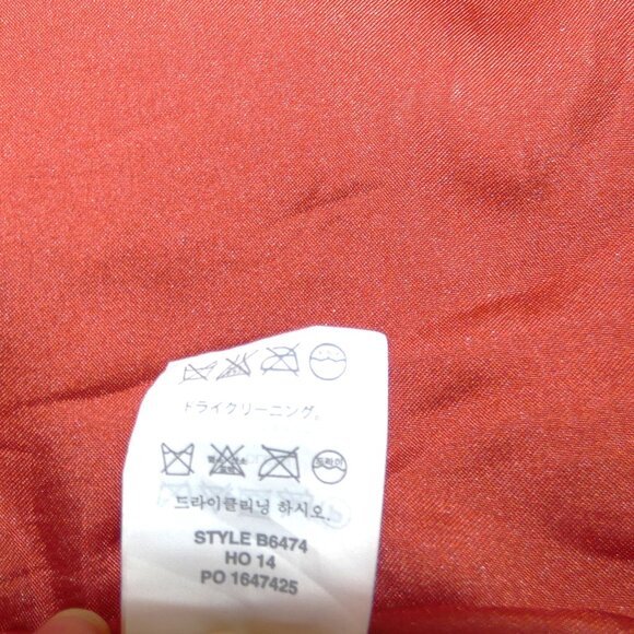 Red Wool Jacket J.Crew Short Coat Size 10 Lined Buttons Large Collar Stylish - Picture 7 of 10